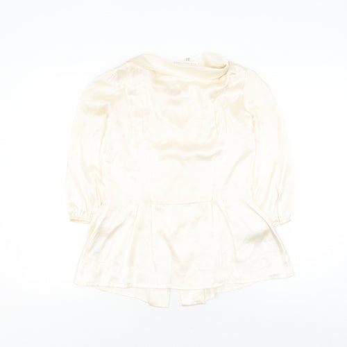 Sub-Couture Women's Ivory Silk Blouse UK 8