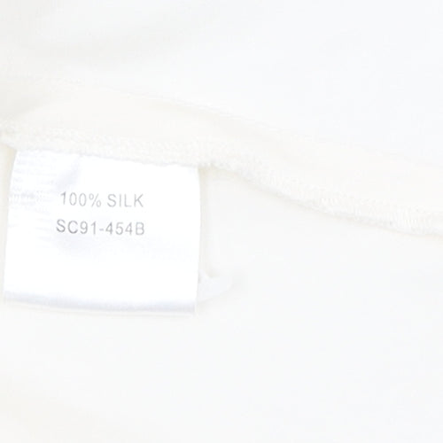 Sub-Couture Women's Ivory Silk Blouse UK 8