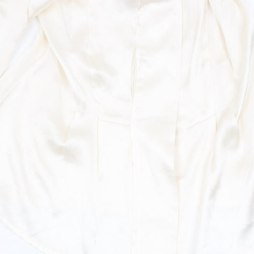 Sub-Couture Women's Ivory Silk Blouse UK 8