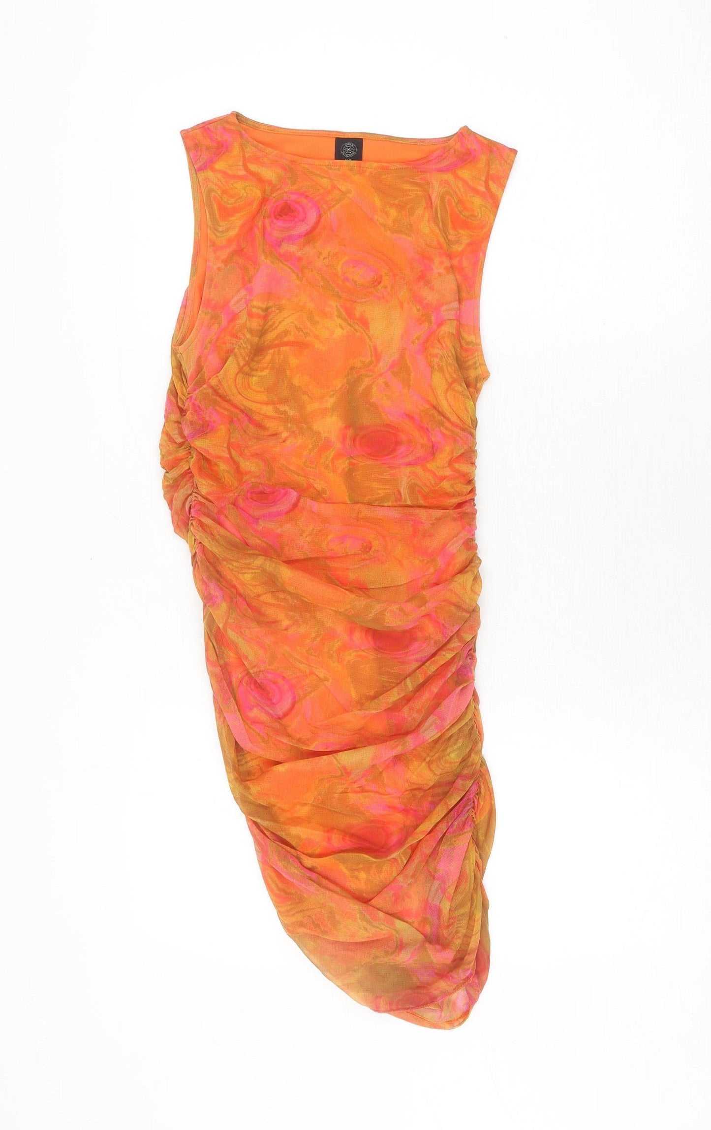 Urban Outfitters Womens Orange Bodycon Dress Size M