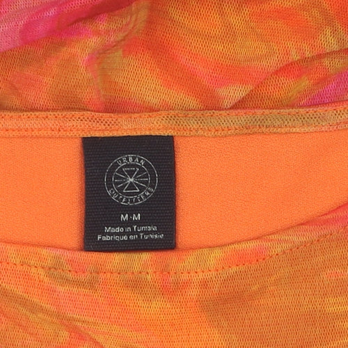 Urban Outfitters Womens Orange Bodycon Dress Size M