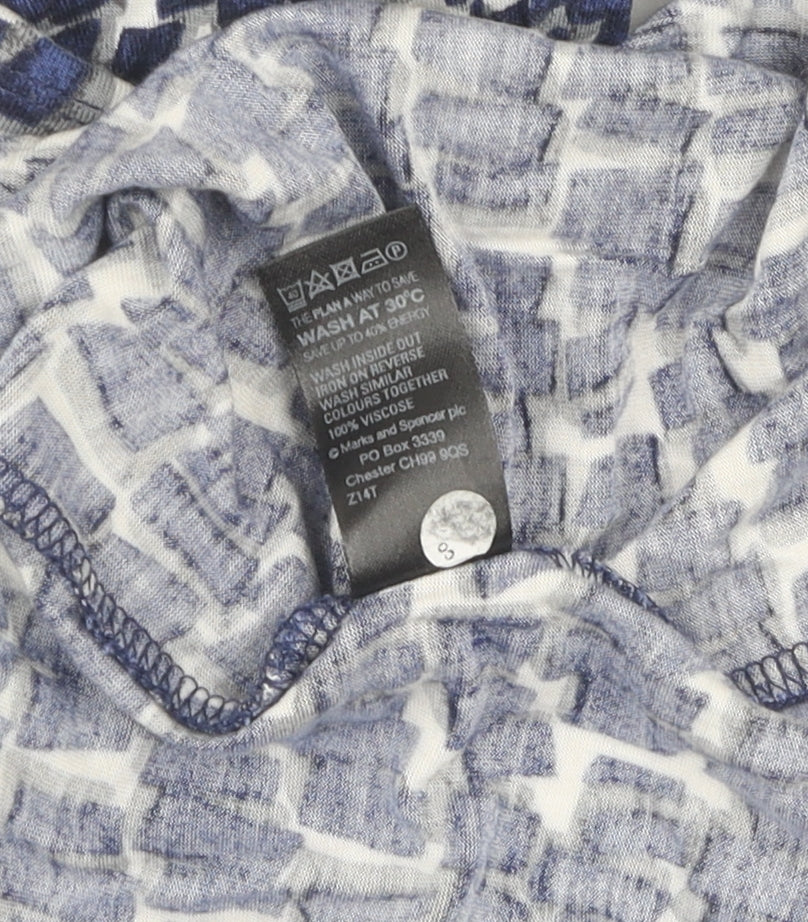 Marks & Spencer Women's Geometric T-Shirt, Size 12