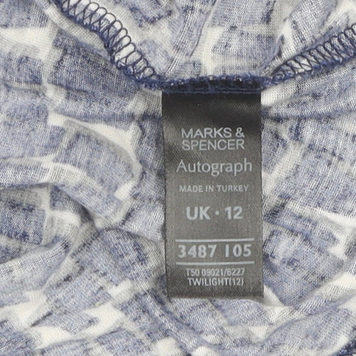 Marks & Spencer Women's Geometric T-Shirt, Size 12