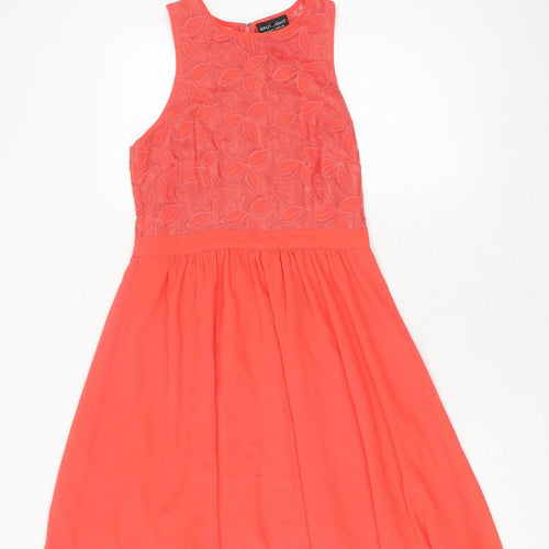 Warehouse Women's Red A-Line Party Dress Size 12