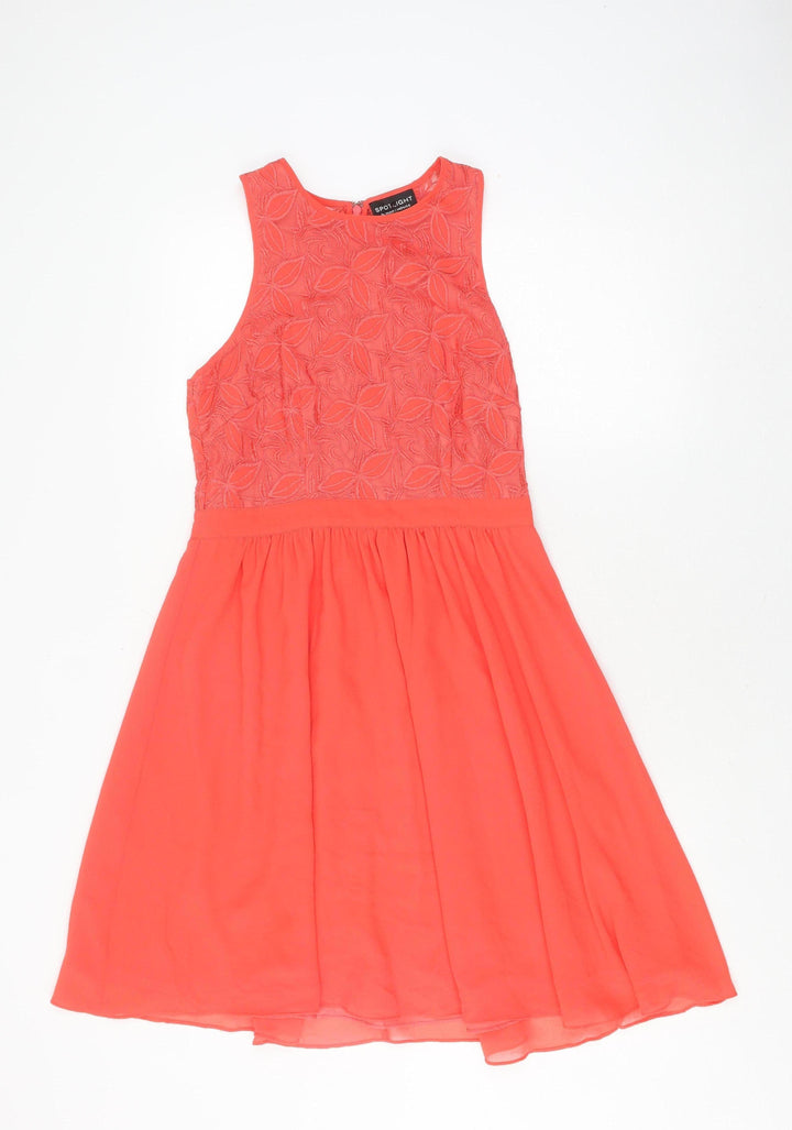 Warehouse Women's Red A-Line Party Dress Size 12