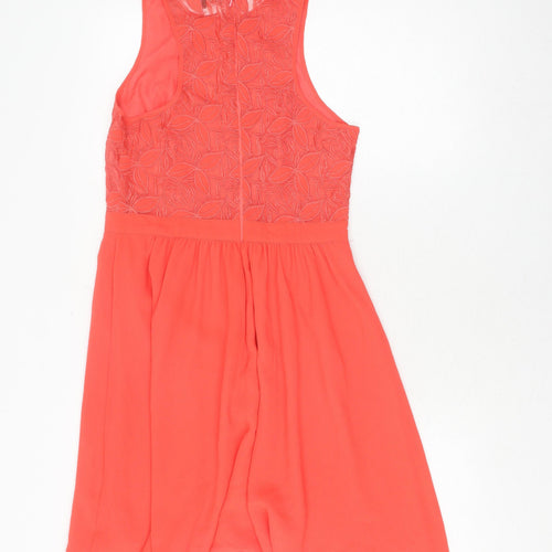 Warehouse Women's Red A-Line Party Dress Size 12
