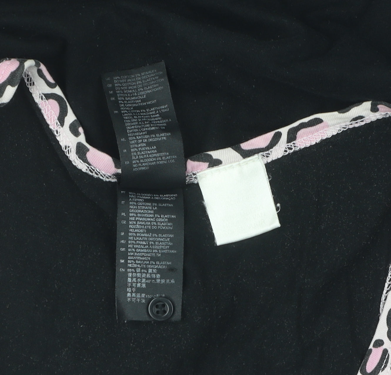 H&M Women's Black Hello Kitty Nightshirt M Cartoon