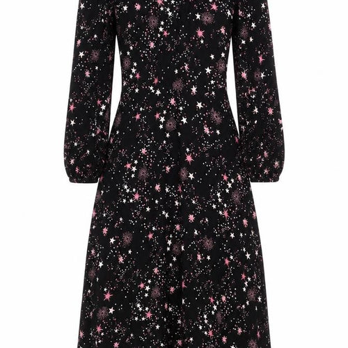 Marks and Spencer Women's Black Knee Length Dress - Size 6