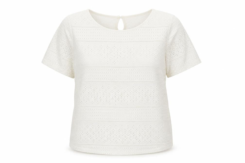 Debenhams Women's Ivory Blouse Size 20 Round Neck