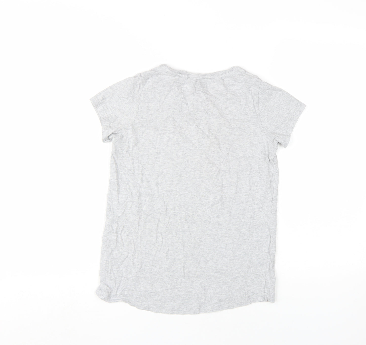 Next Girls Grey Emoji Sequin T-Shirt 12 Years