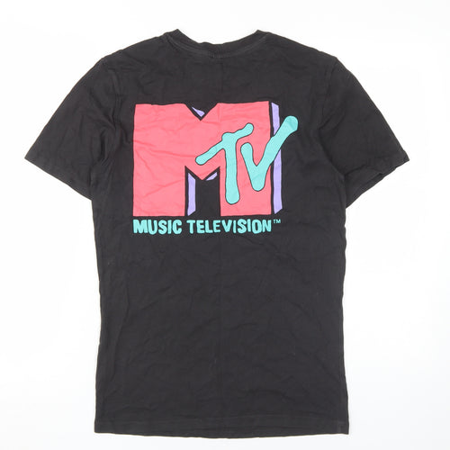 H&M Unisex Black T-Shirt XS Music Casual