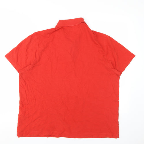 Lacoste Sport Men's Red Polo XL - Breathable Logo Style
