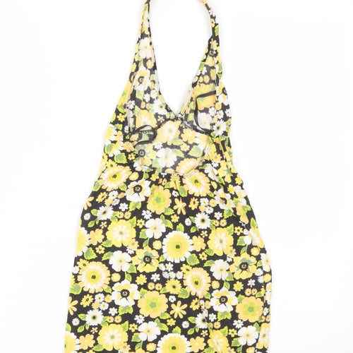 Motel Women's Floral Cotton Halter Dress XS