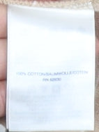 Lands' End Women's Beige Striped T-Shirt, M