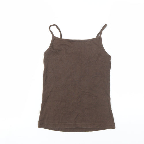 O'Neill Women's Brown Cotton Tank Top, Size S