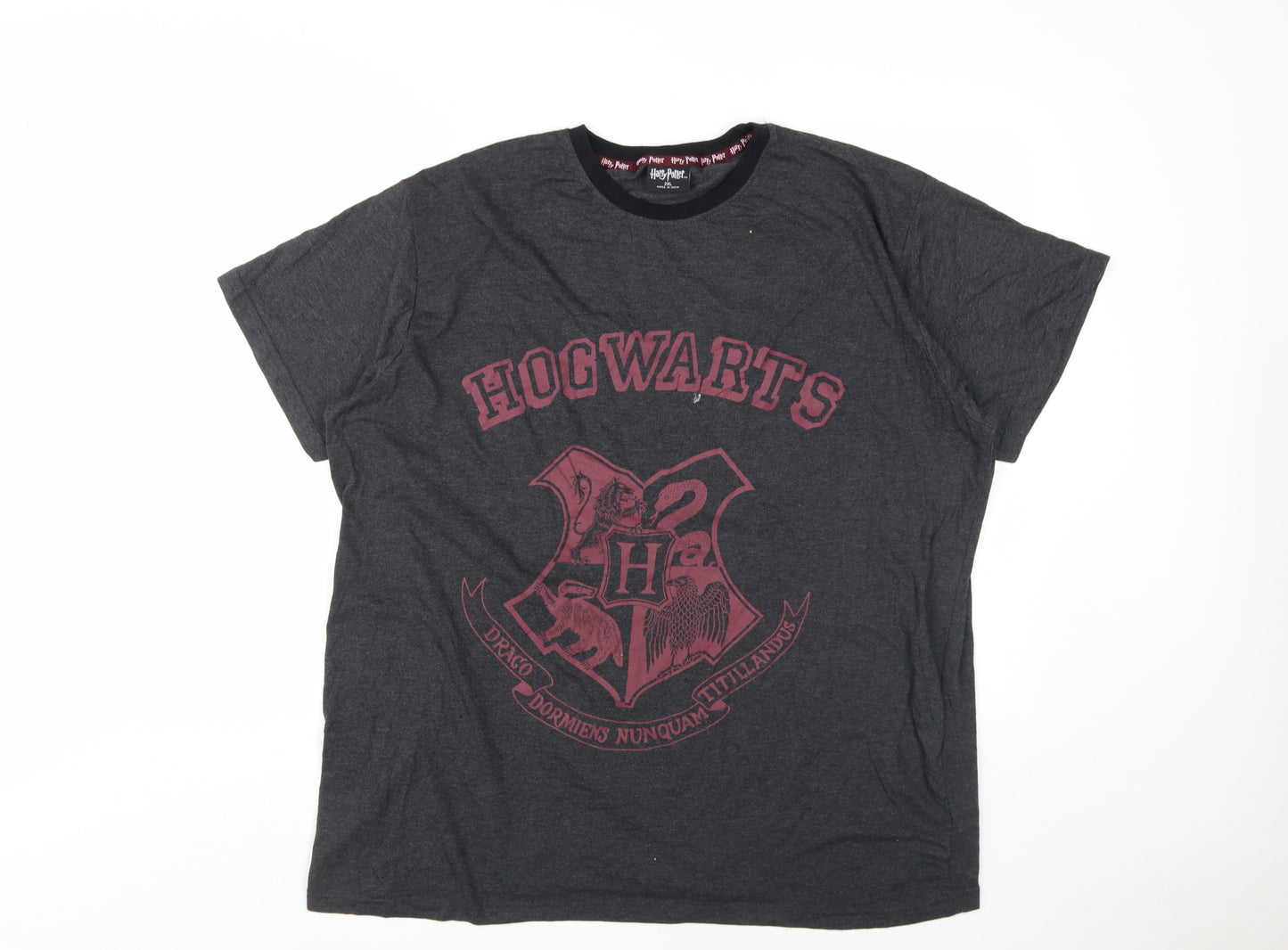 Harry Potter Unisex Adults Black 2XL Basic T-Shirt