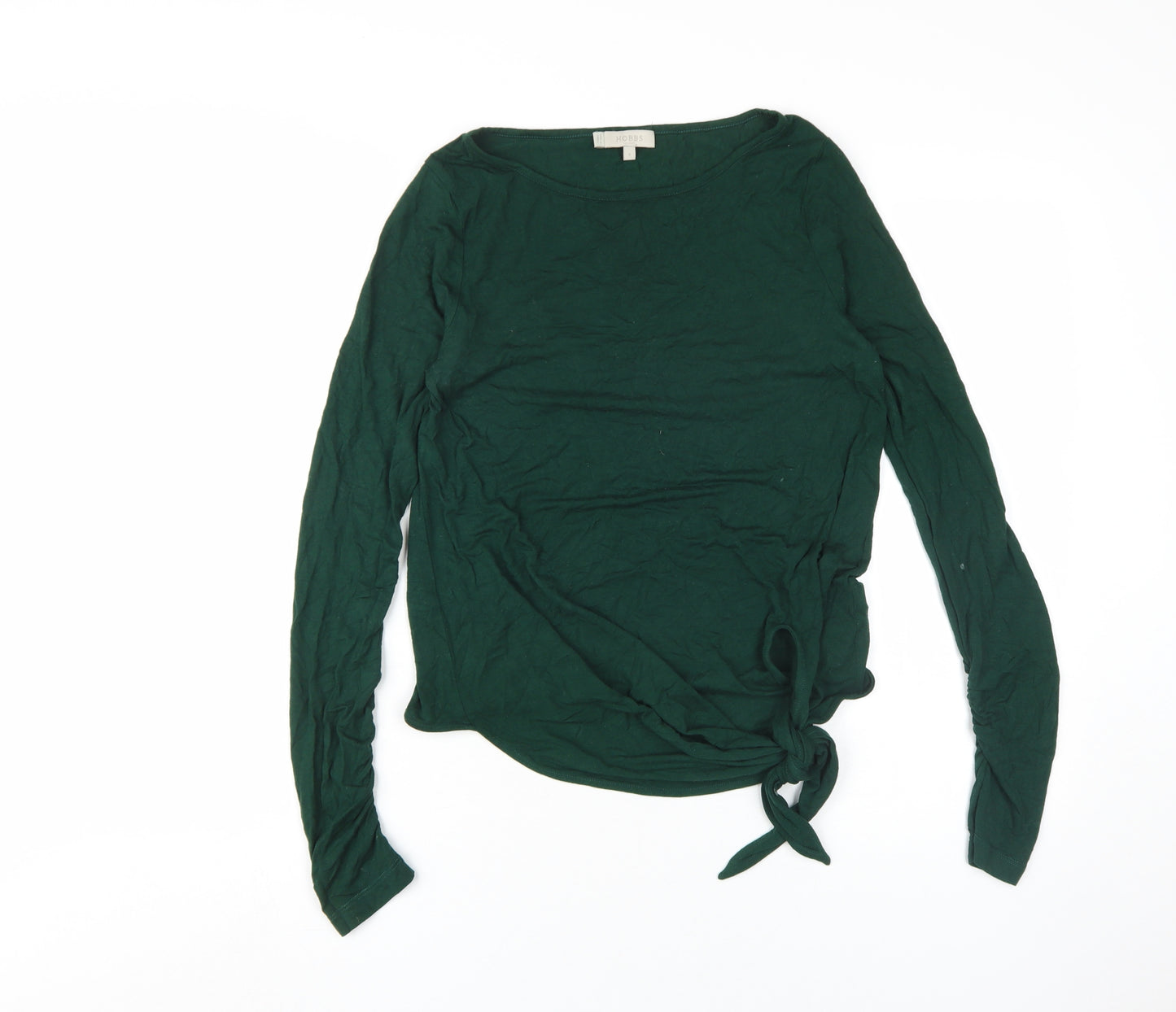 Hobbs Women's Green Long Sleeve Blouse - Size S