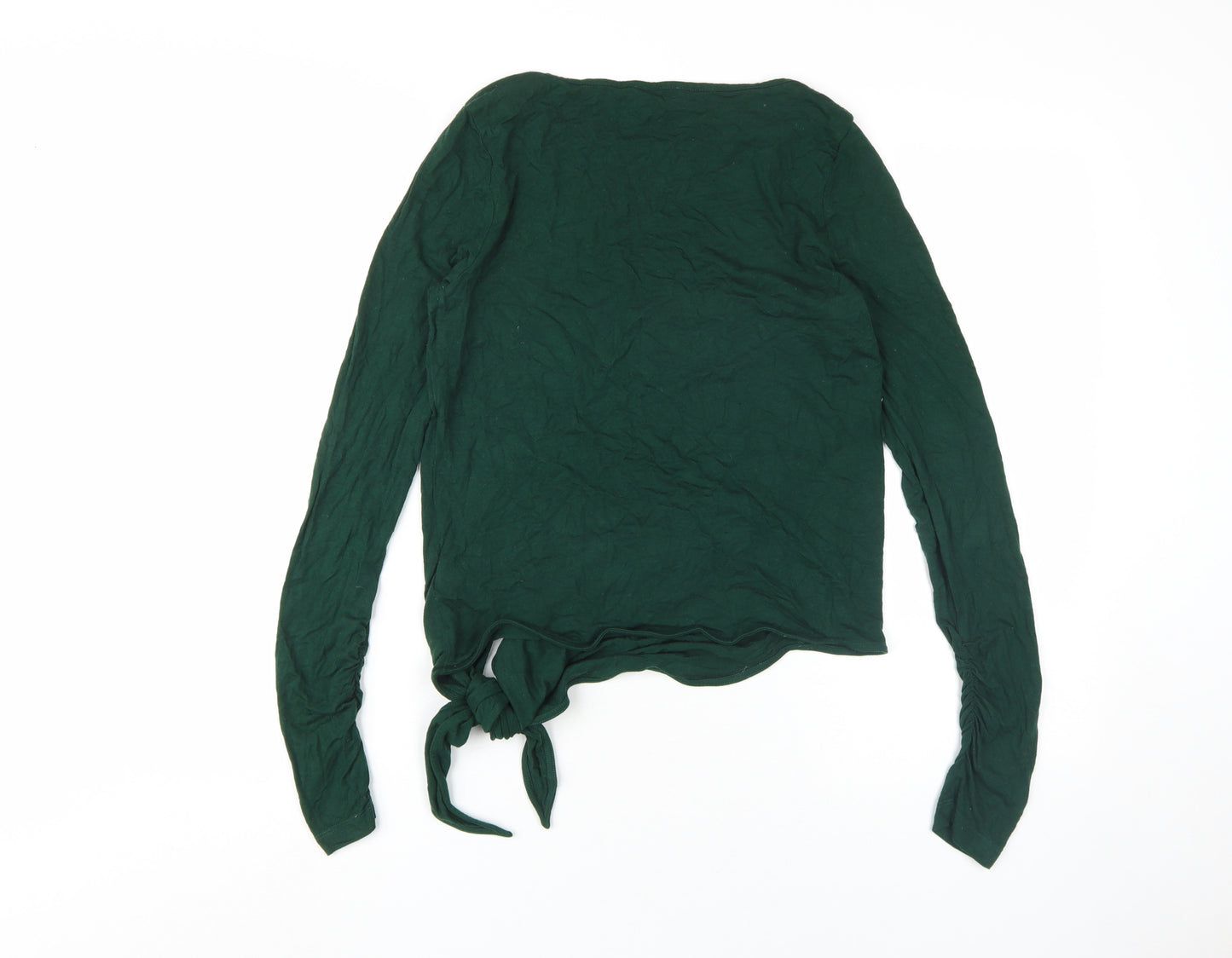 Hobbs Women's Green Long Sleeve Blouse - Size S