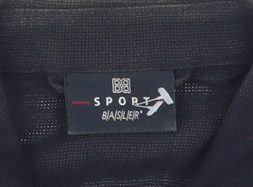 B.B. Sport Black Button-Up Wool Shirt - Size 10