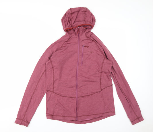 Rab Women's Purple Hooded Jacket - Size 14, Lightweight