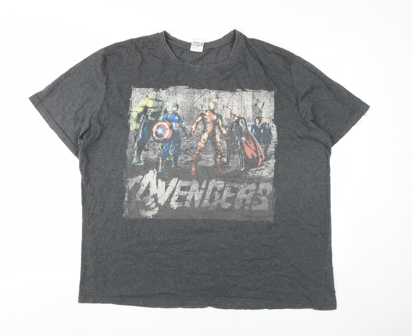 Marvel Men’s 3XL Grey Avengers T-Shirt