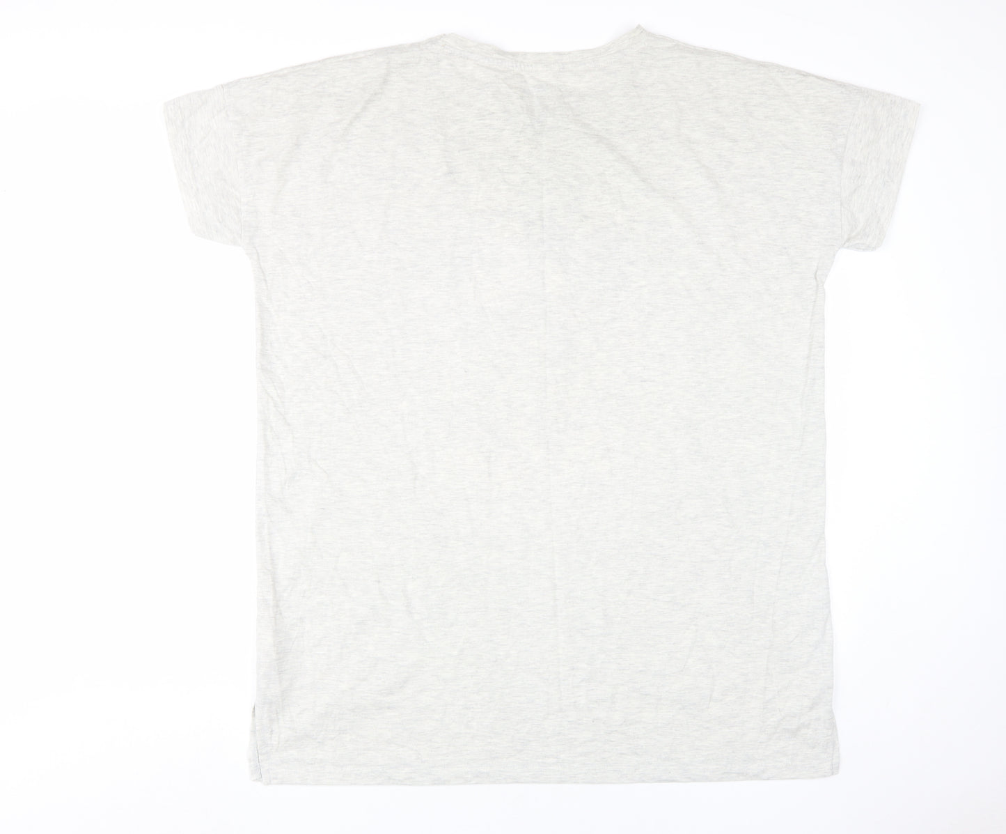 Disney Women’s Mickey Mouse Grey Nightshirt V-Neck L