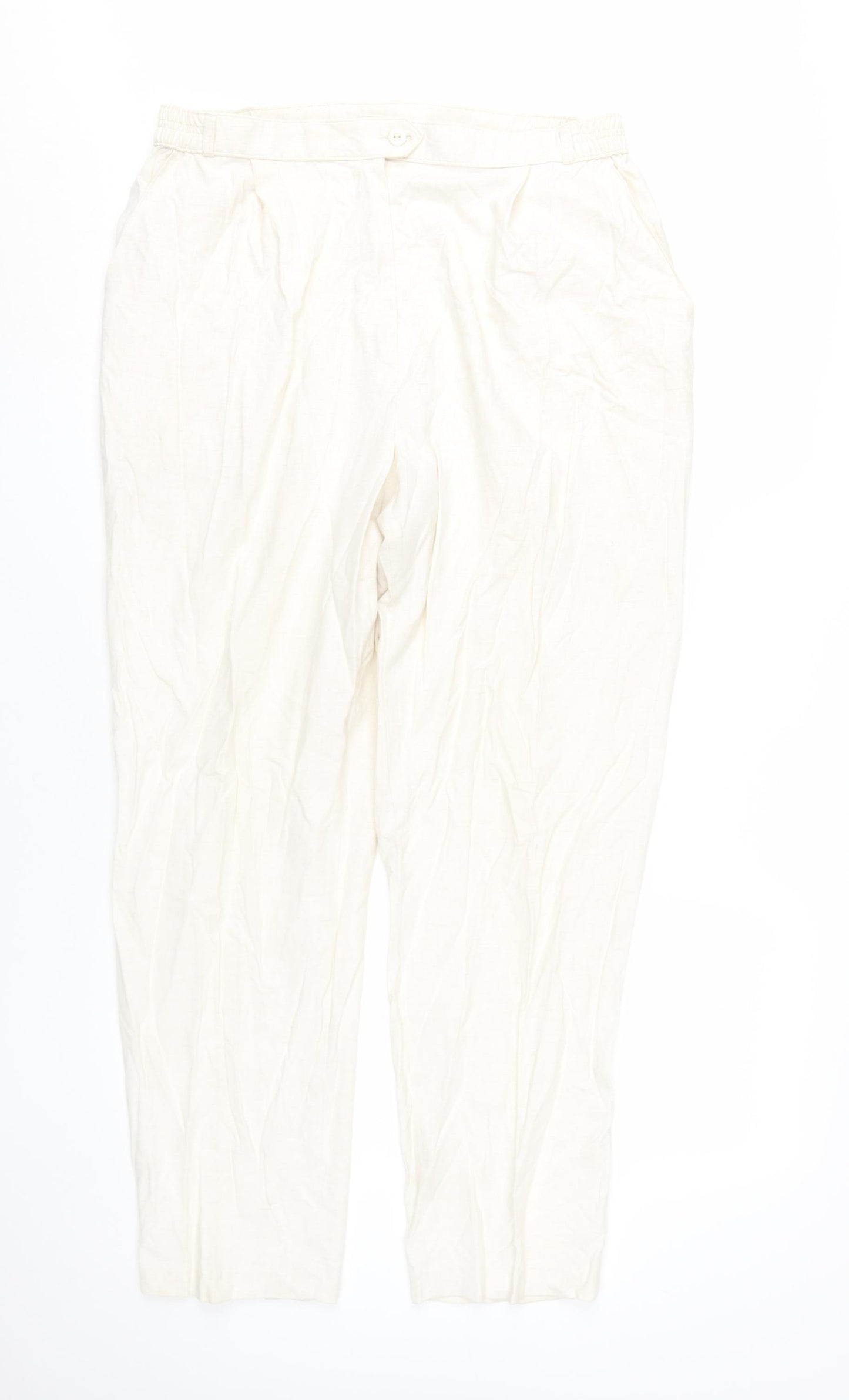Marks and Spencer Women's Ivory Dress Pants Size 18