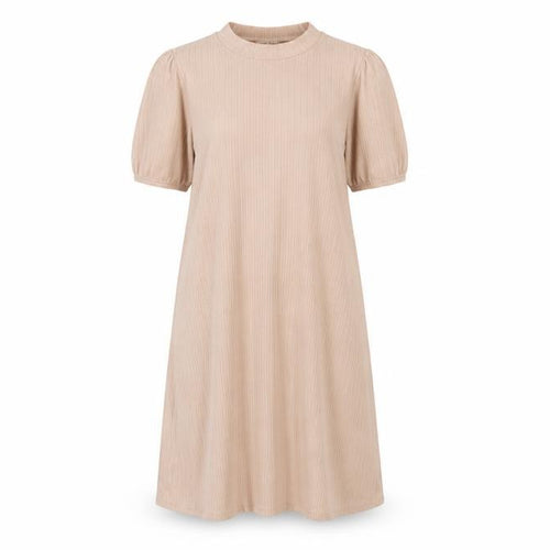 Miss Selfridge Beige Dress, UK 16, Half Sleeve Casual Wear