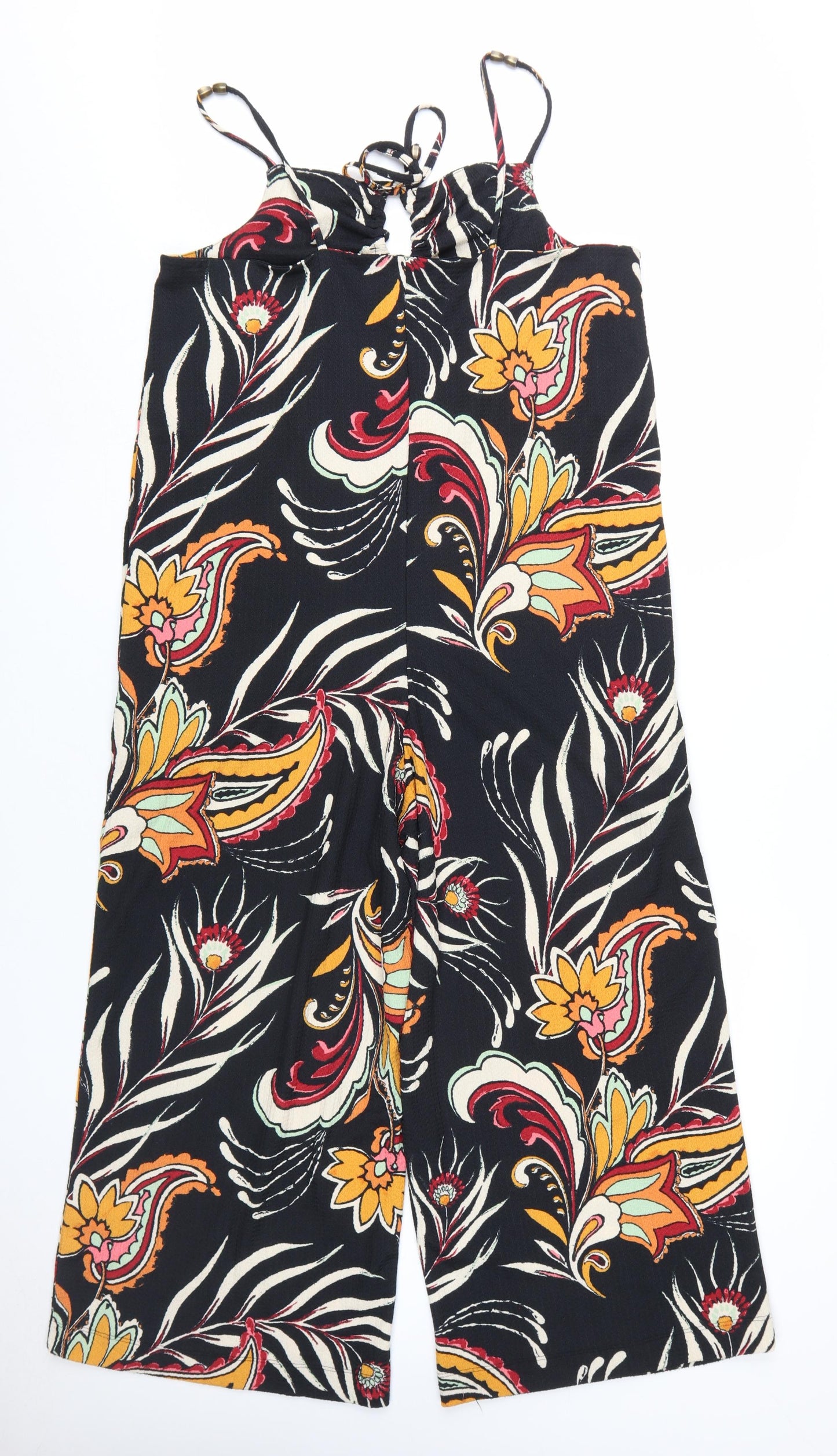 Next Women's Multicoloured Floral Jumpsuit, Size 14