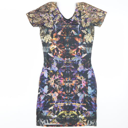 River Island Women's Multicoloured Bodycon Dress