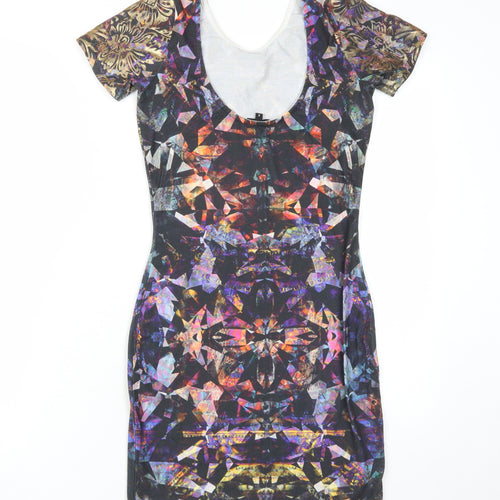 River Island Women's Multicoloured Bodycon Dress