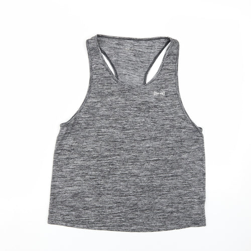 USA Pro Women's Grey Tank Top, Size 14, Athletic Fit