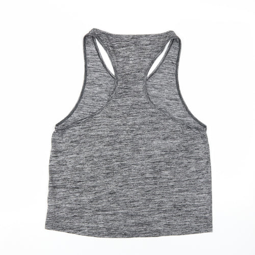 USA Pro Women's Grey Tank Top, Size 14, Athletic Fit