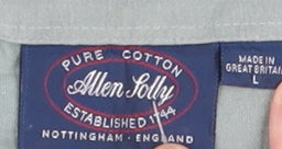 Allen Solly Men's Green Polo Shirt L