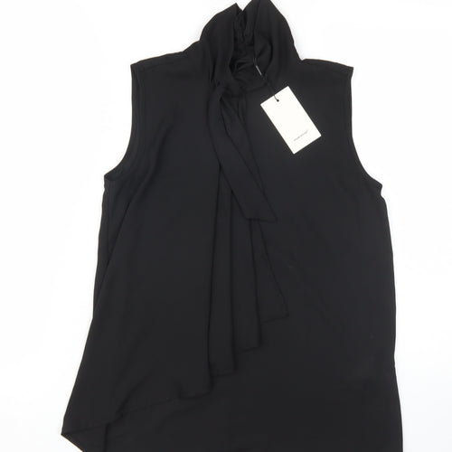 Soyaconcept Women's Black XS High Neck Blouse