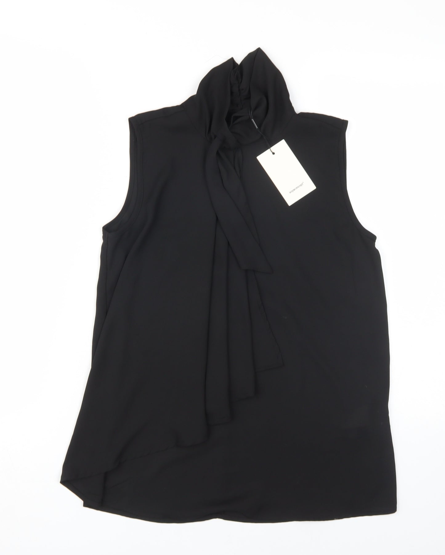 Soyaconcept Women's Black XS High Neck Blouse