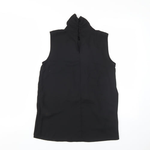 Soyaconcept Women's Black XS High Neck Blouse