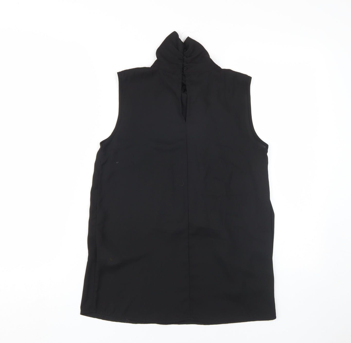 Soyaconcept Women's Black XS High Neck Blouse