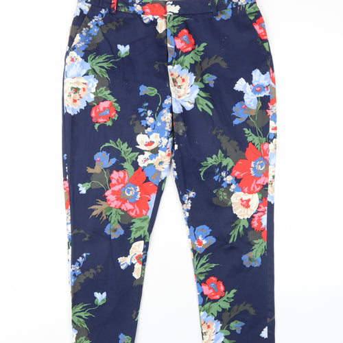 Joules Women's Floral Cropped Trousers, Size 12