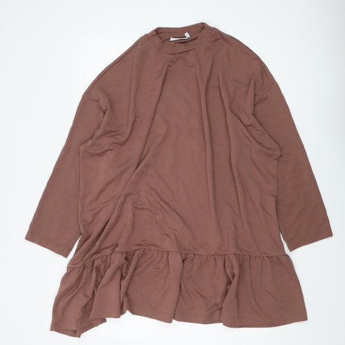 Weekday Women's Brown Tunic T-Shirt - Small, Casual