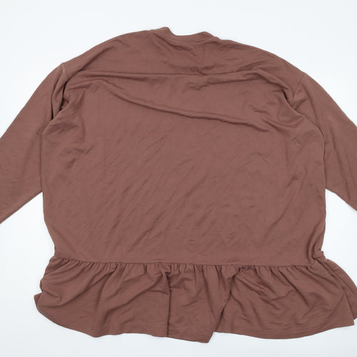 Weekday Women's Brown Tunic T-Shirt - Small, Casual