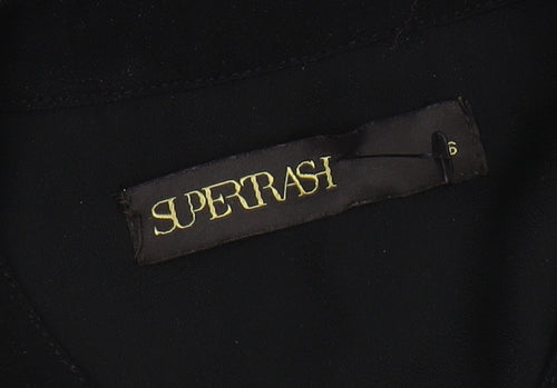Supertrash Women's Black Long Sleeve Dress Size 6