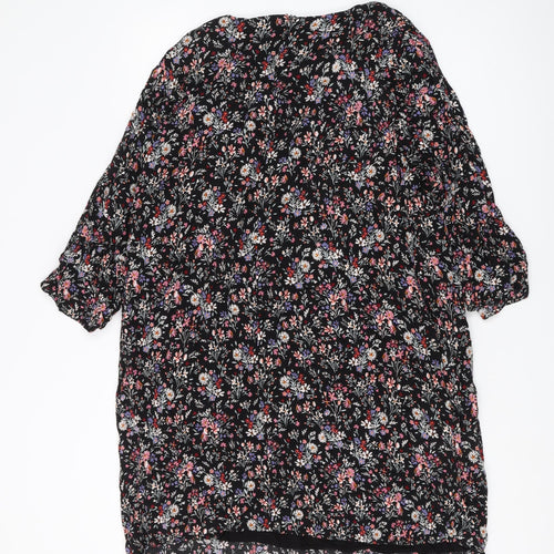 Monsoon Women's Black Floral Dress Size 22