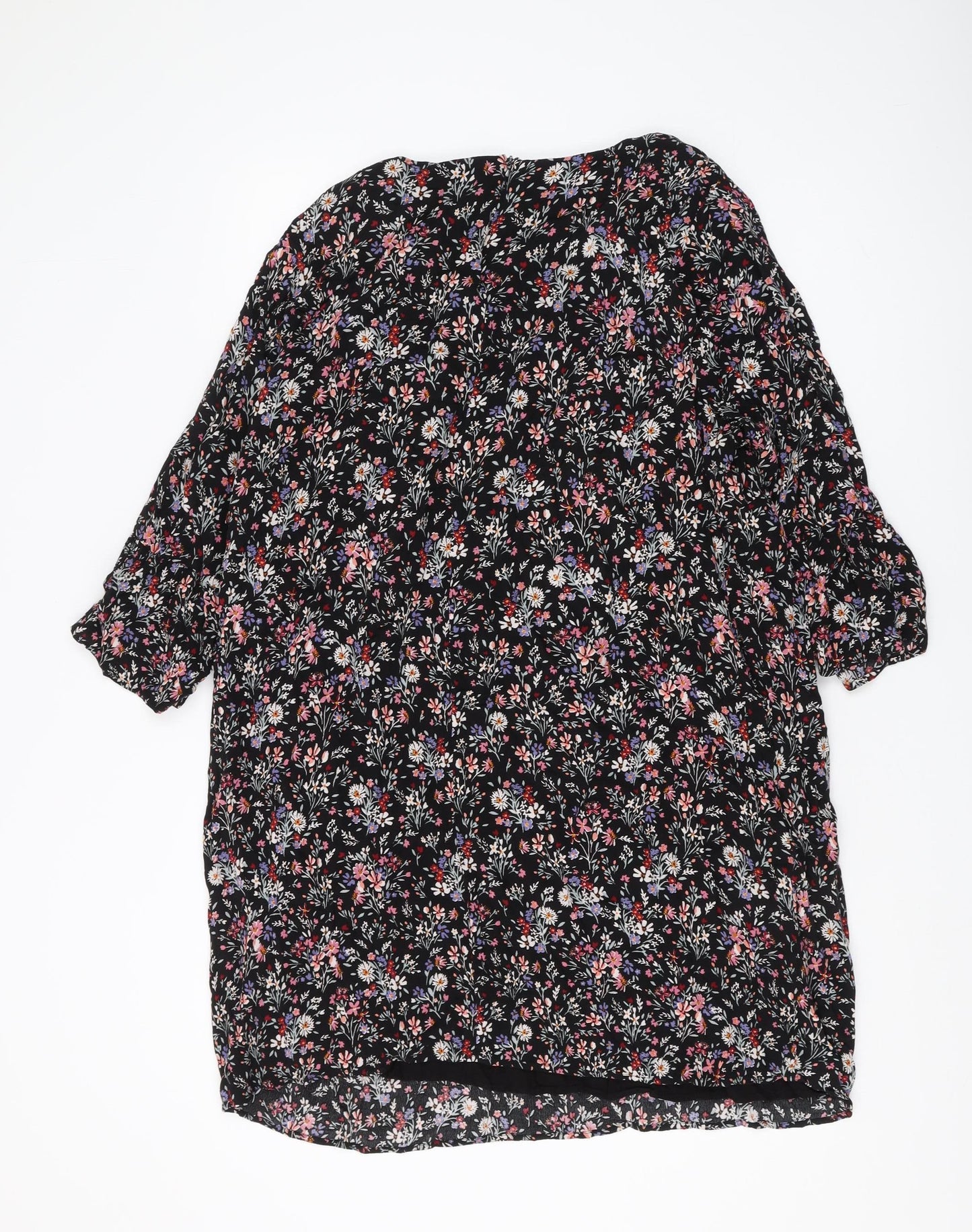 Monsoon Women's Black Floral Dress Size 22