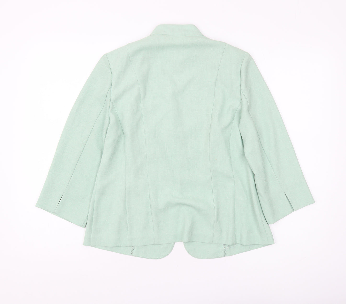 Eastex Women's Green Suit Jacket, Size 10, 3/4 Sleeve, Excellent
