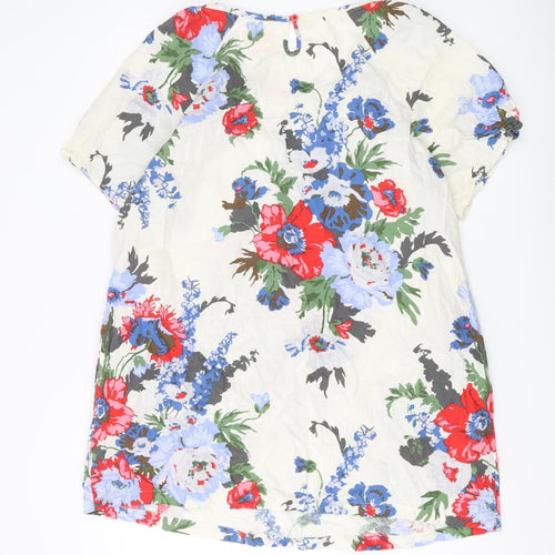 Joules Women's Multicoloured Floral Dress Size 18