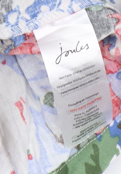 Joules Women's Multicoloured Floral Dress Size 18