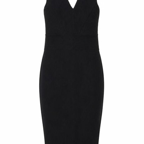 Miss Selfridge Women Black Size 8 Sheath Dress