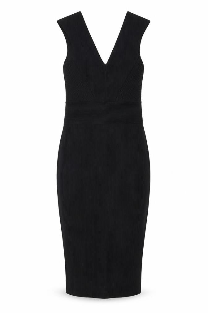 Miss Selfridge Women Black Size 8 Sheath Dress
