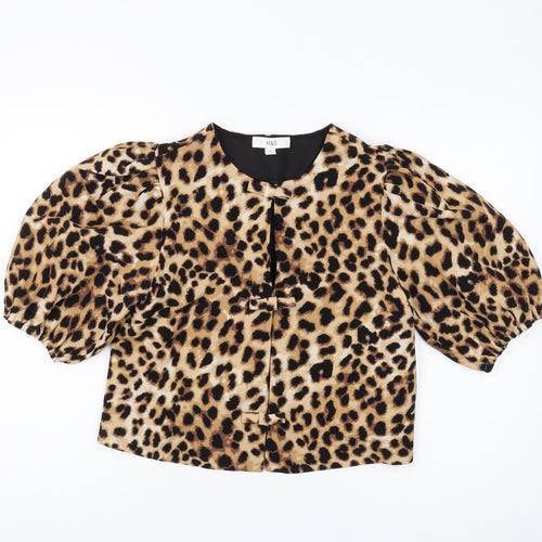Marks and Spencer Women’s Animal Print Blouse, Size 10